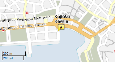 Location of business on map