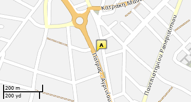 Location of business on map