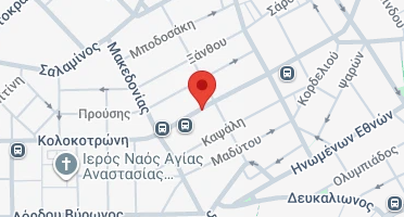 Location of business on map