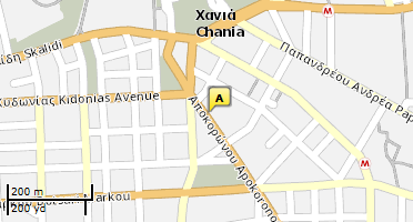 Location of business on map