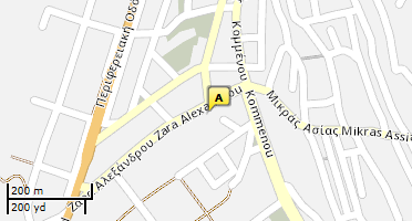 Location of business on map