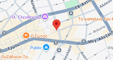 Location of business on map