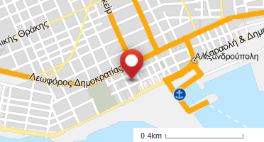 Location of business on map