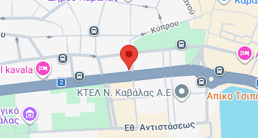 Location of business on map