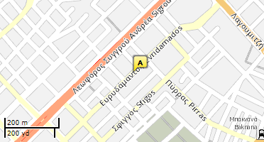 Location of business on map
