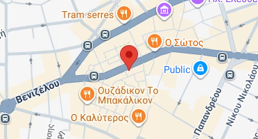 Location of business on map