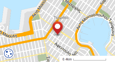 Location of business on map