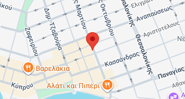 Location of business on map