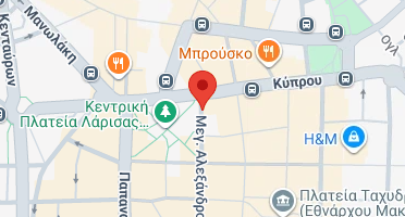 Location of business on map