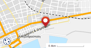 Location of business on map