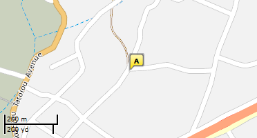 Location of business on map