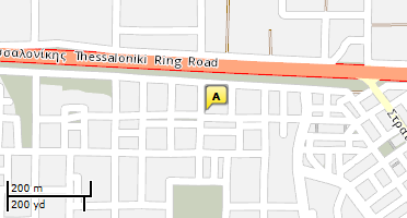 Location of business on map