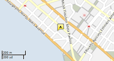 Location of business on map