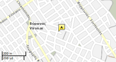 Location of business on map