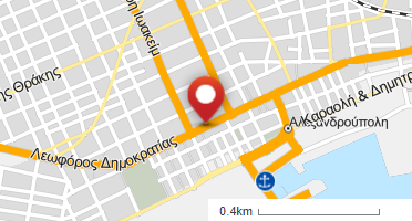 Location of business on map
