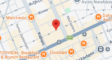 Location of business on map
