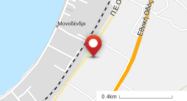 Location of business on map