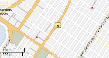 Location of business on map