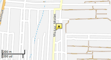 Location of business on map