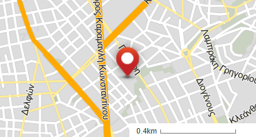 Location of business on map