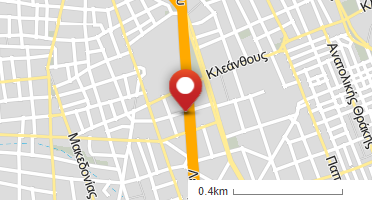 Location of business on map