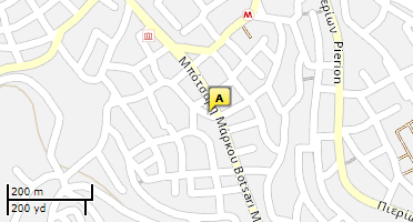 Location of business on map