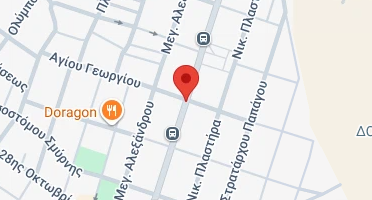 Location of business on map