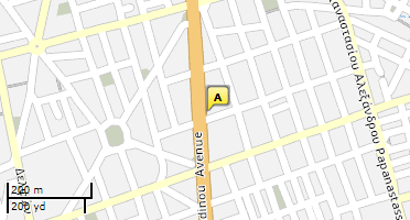 Location of business on map
