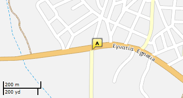 Location of business on map