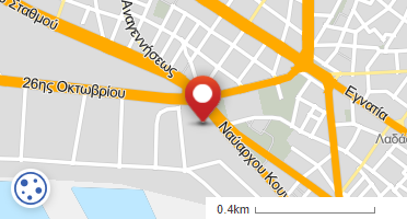 Location of business on map