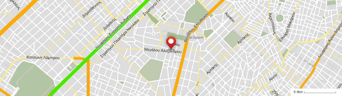 Χάρτης και σημείο της επιχείρησης