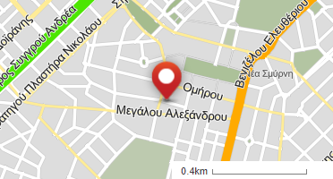 Location of business on map