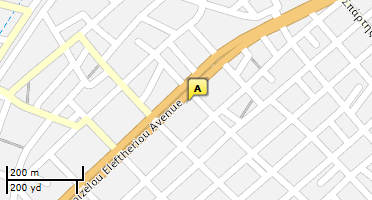 Location of business on map