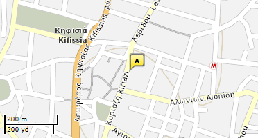 Location of business on map