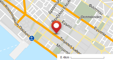 Location of business on map