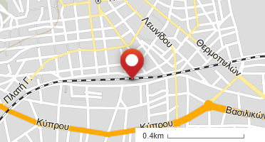 Location of business on map