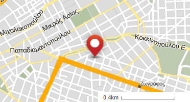 Location of business on map