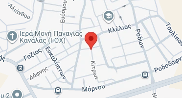 Location of business on map