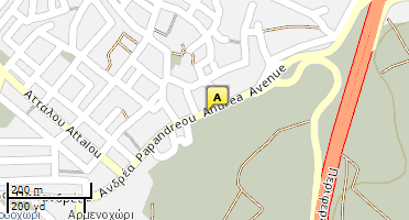 Location of business on map
