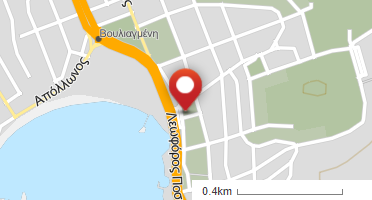 Location of business on map