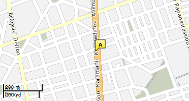 Location of business on map