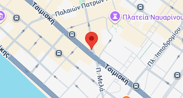 Location of business on map