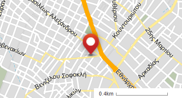 Location of business on map