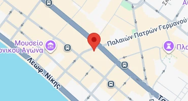 Location of business on map