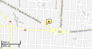 Location of business on map