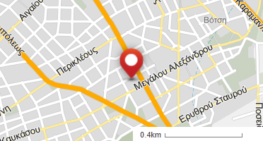 Location of business on map