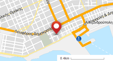 Location of business on map