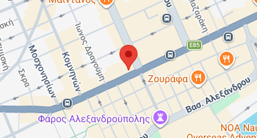 Location of business on map