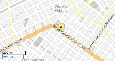 Location of business on map
