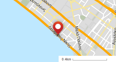 Location of business on map